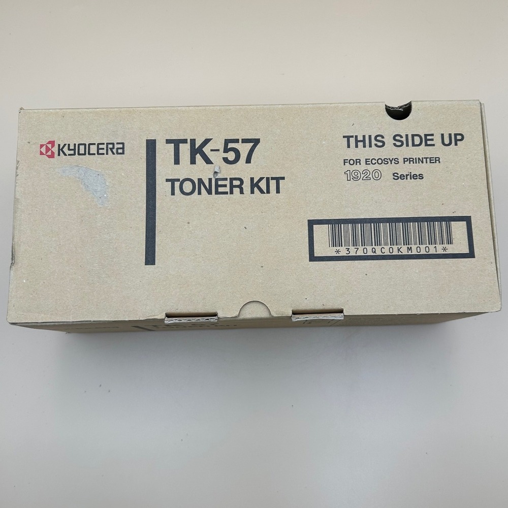 Kyocera TK-57 Black Toner Kit for Ecosys 1920 Series Printer Genuine Unused